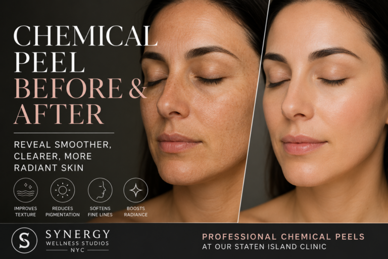 chemical peel before and after